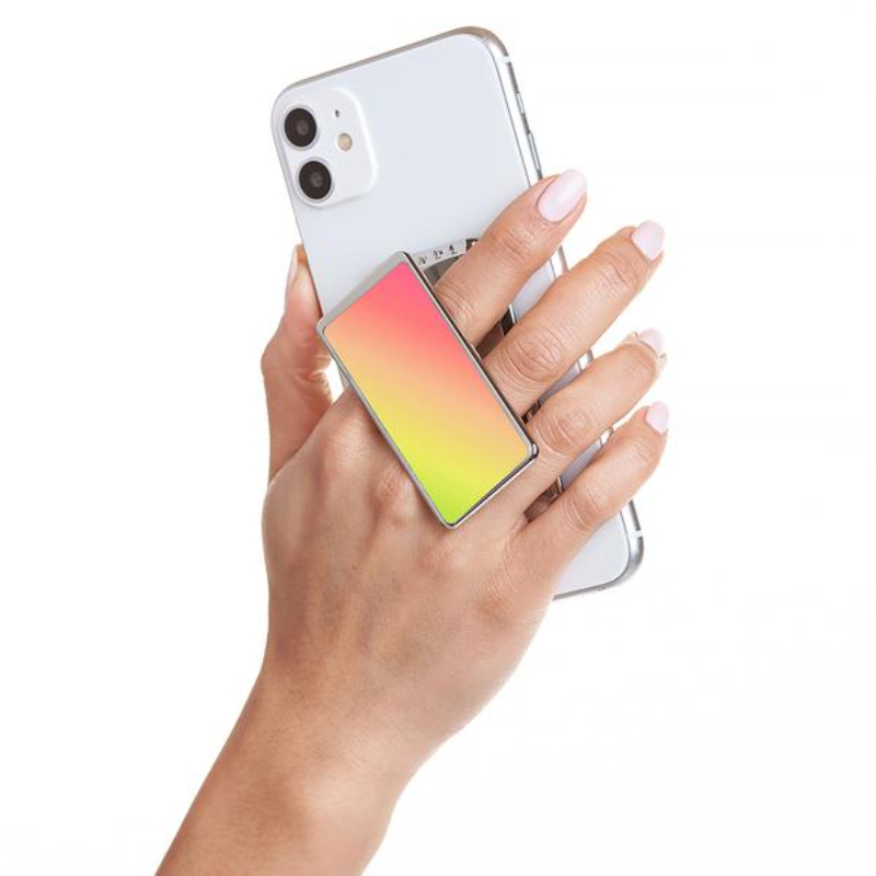 Handl Iridescent Phone Grip Pink/Blue
