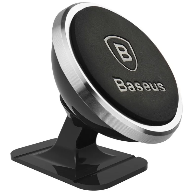 Baseus 360-Degree Rotation Magnetic Mount Holder (Paste Type) Silver