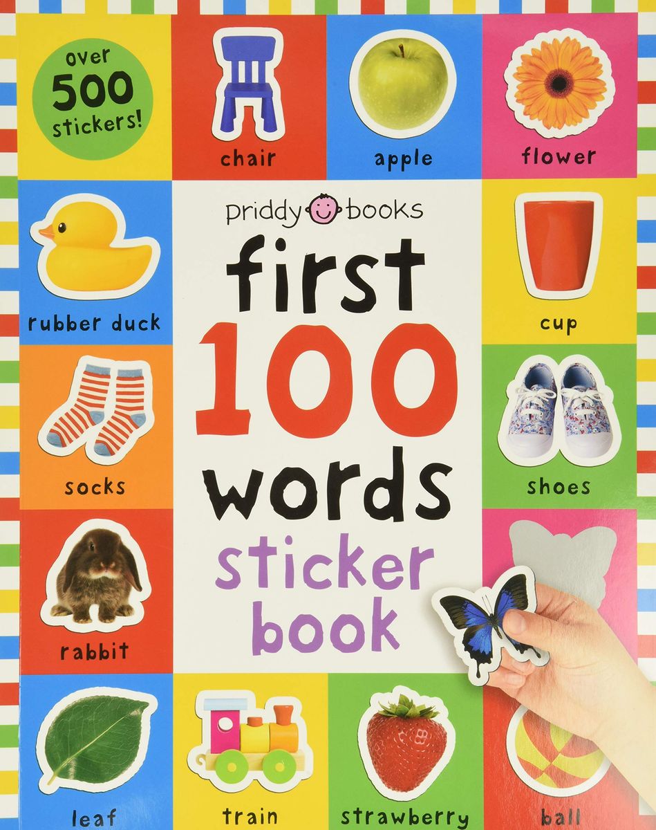 أول 100 كلمة ملصق كتاب (العب وتعلم)