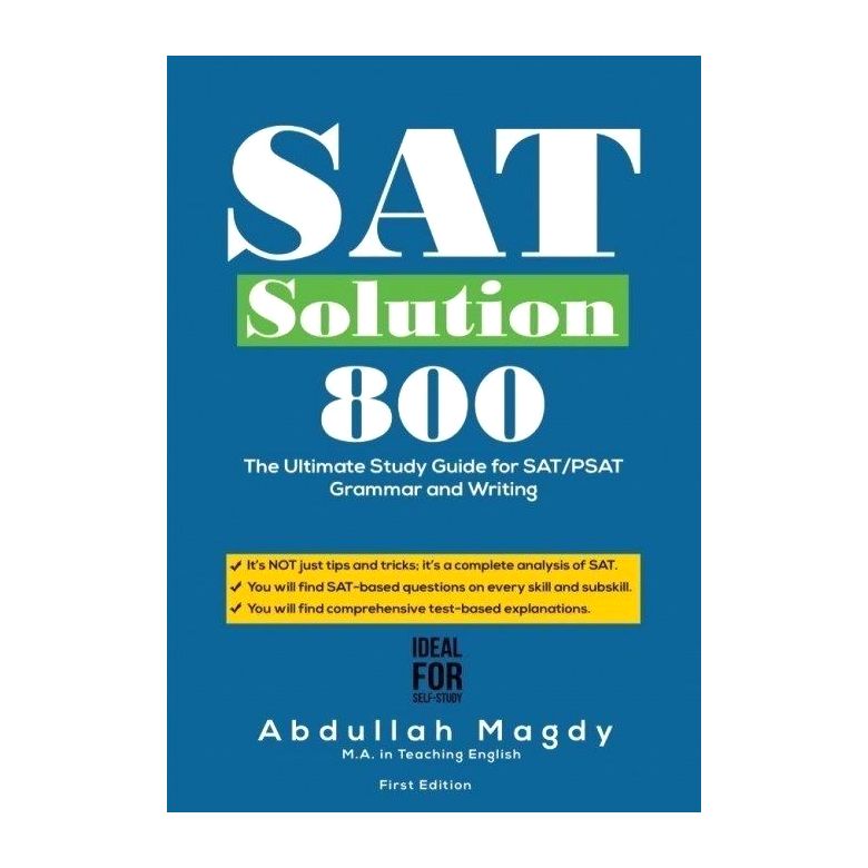 حل Sat - 800 الحل النهائي لملخص Sat لقواعد اللغة والكتابة