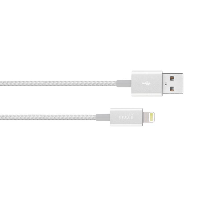 Moshi 99Mo023104 Mobile Phone Cable USB A Lightning Silver 1.2 M