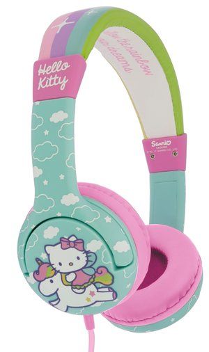 OTL Technologies Hello Kitty Unicorn Headphones Head-Band Pink,Turquoise,White
