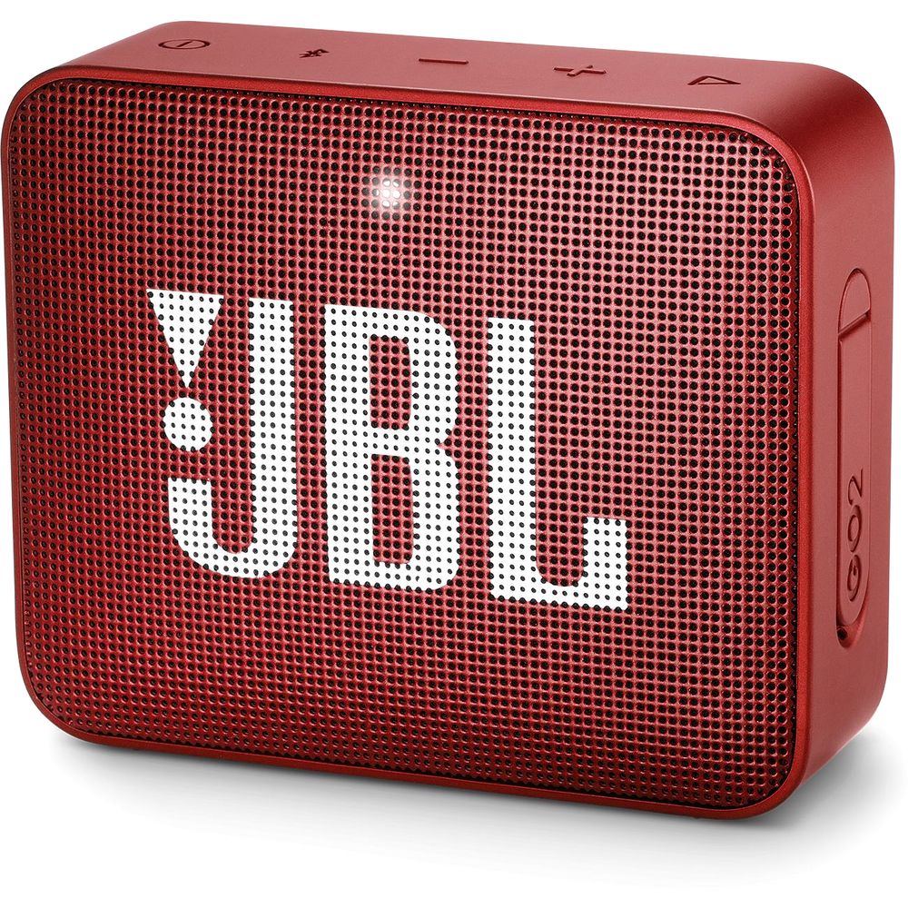 جي بي ال مكبر الصوت المحمول الذي يعمل بالبلوتوث من جو 2 أحمر اللون