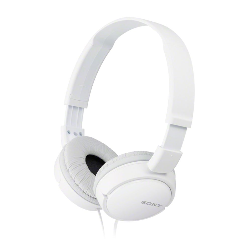 سماعات أون إير Mdr-Zx110 من سوني، باللون الأبيض