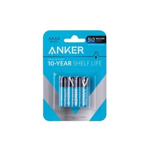 Anker Aaa Alkaline Batteries 4Pack Black