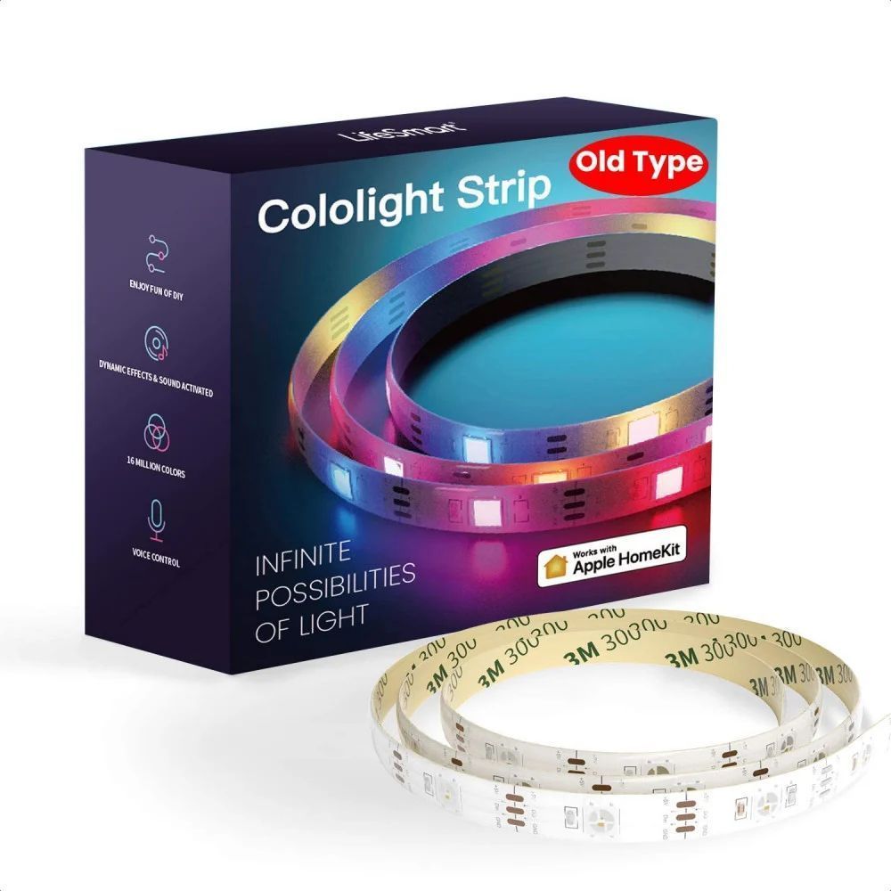 Cololight Strip Plus Wi-Fi Color Lights 30LED Apple Siri Alexa Google Assistant Ip65
