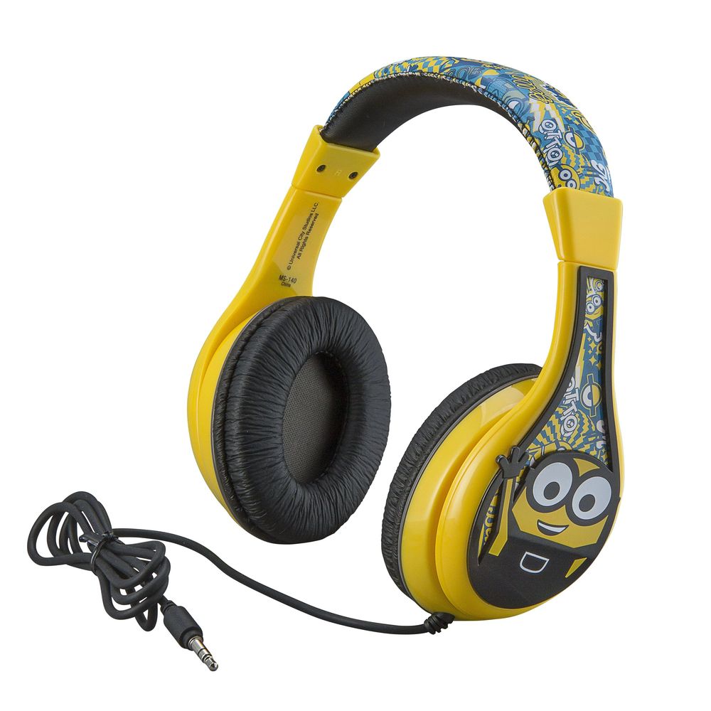 Kiddesign Moulded Youth Headphones Minions