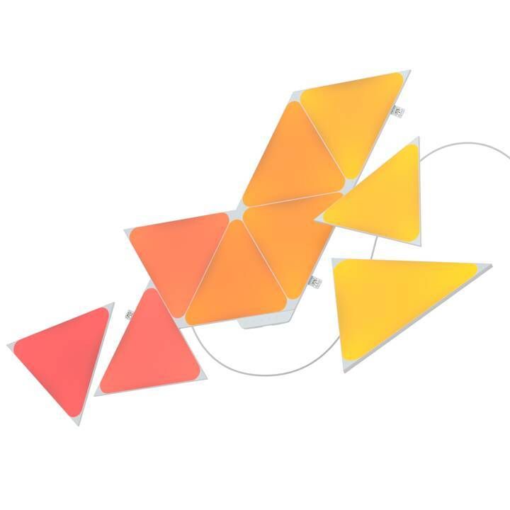 نانوليف أشكال مثلثات مجموعة المبتدئين أبيض 9 عبوات أوروبي / بريطاني