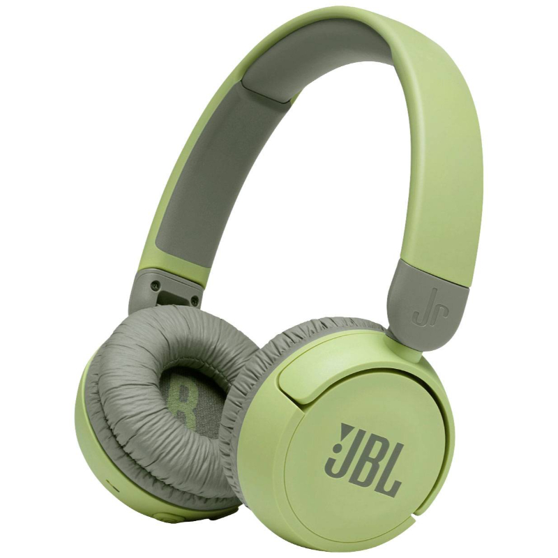 JBL JR310BT Green Kids Wireless On Ear Headphones Reduced Volume For Safe Listening