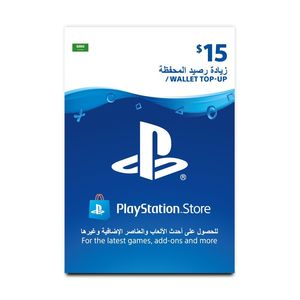 Sony PlayStation Network Topup Wallet 15 USD (Digital Code)