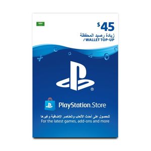 Sony PlayStation Network Topup Wallet 45 USD (Digital Code)