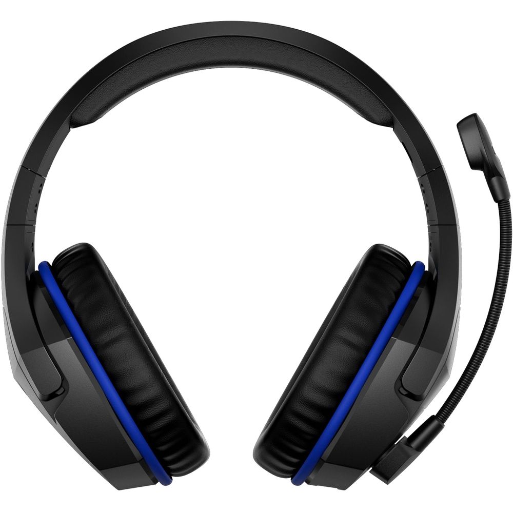 سماعة رأس كلاود ستينجر لا سلكية للأذنين من هايبر إكس، اللون: أسود، أزرق