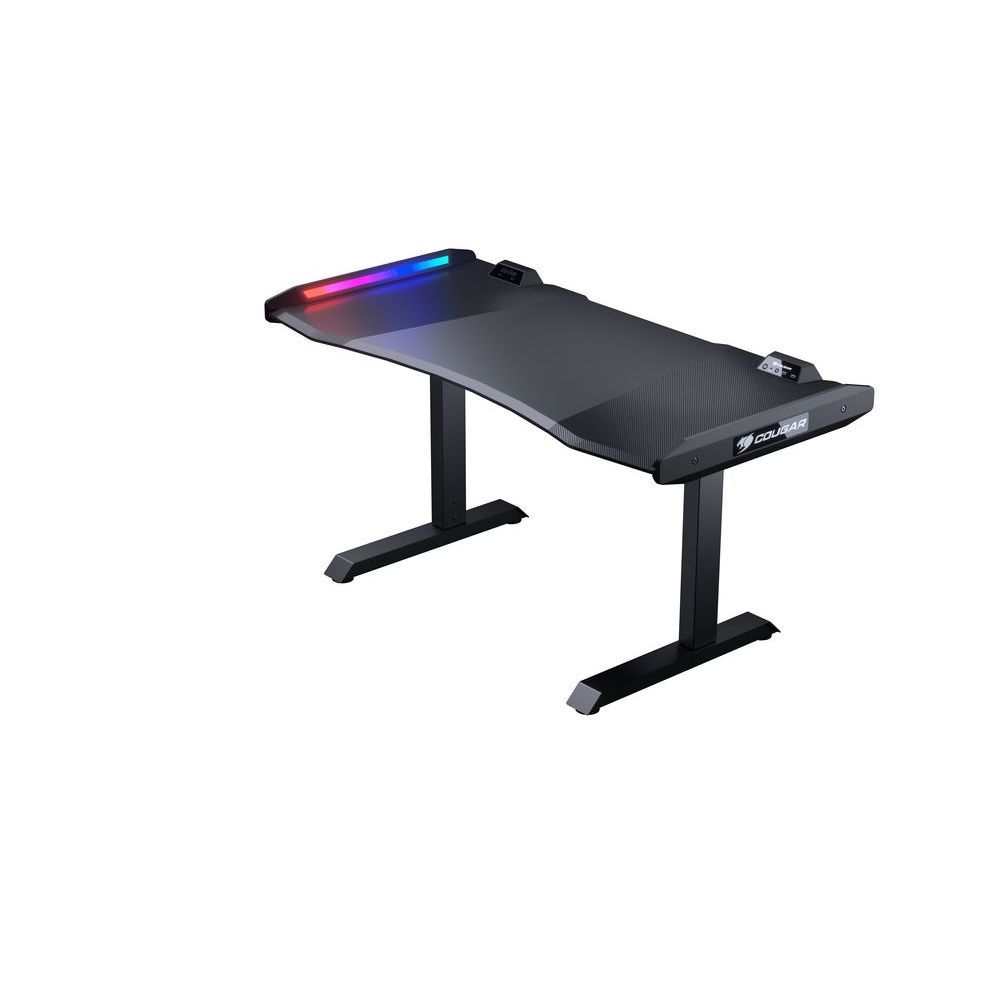 Mars Gaming Desk RGB Steel Frame Black