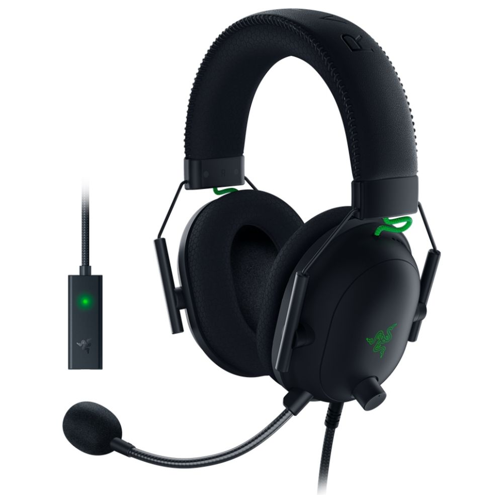 Razer Blackshark V2 Headset Head-Band Black,Green