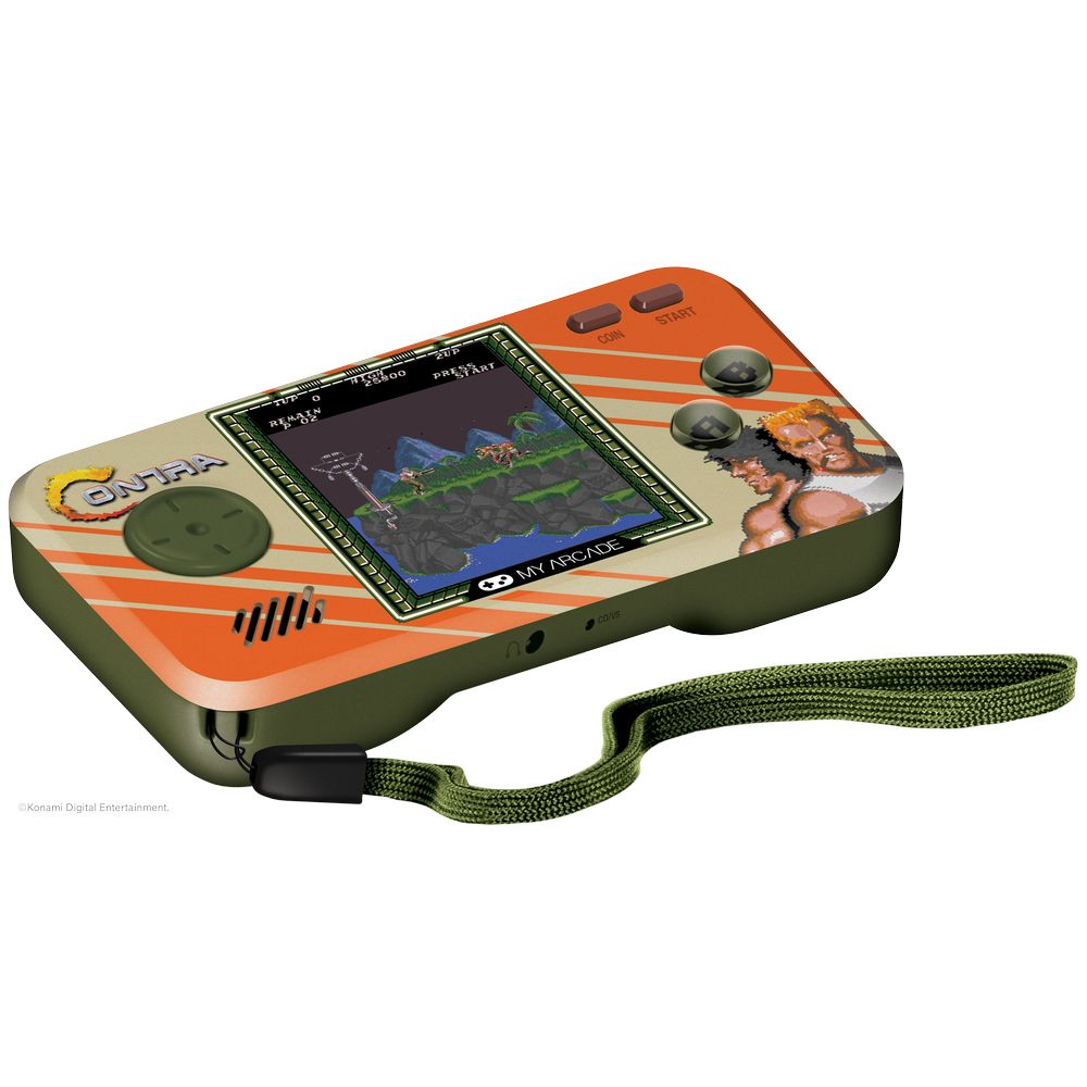 My Arcade Contra Pocket Player Premium Edition . Orange/Green