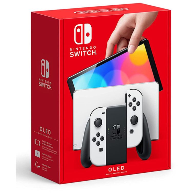 Nintendo Switch Oled White Joy Con Console