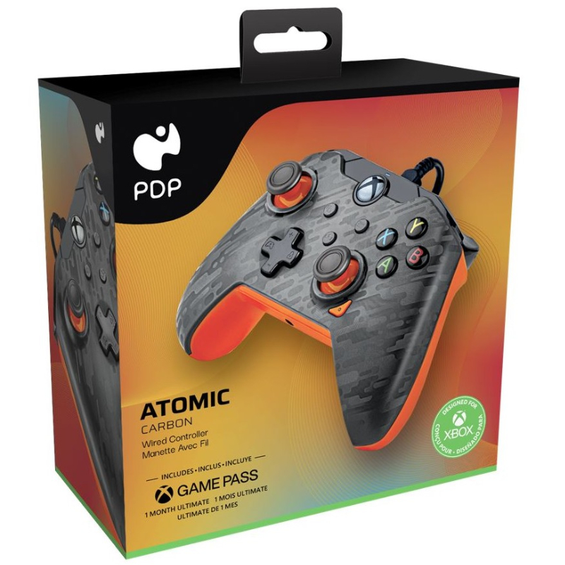 Pdp Wired Ctrl For Xbox Series X - Atomic Carbon