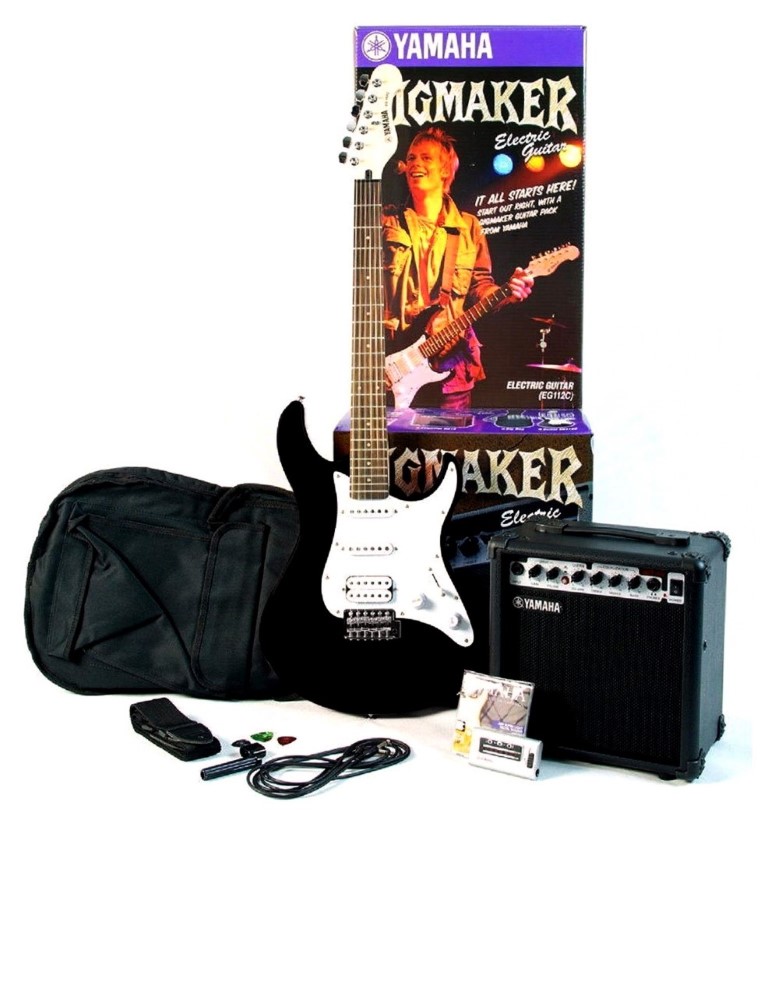 Yamaha Eg-112G Electric Guitar Starter Pack Black