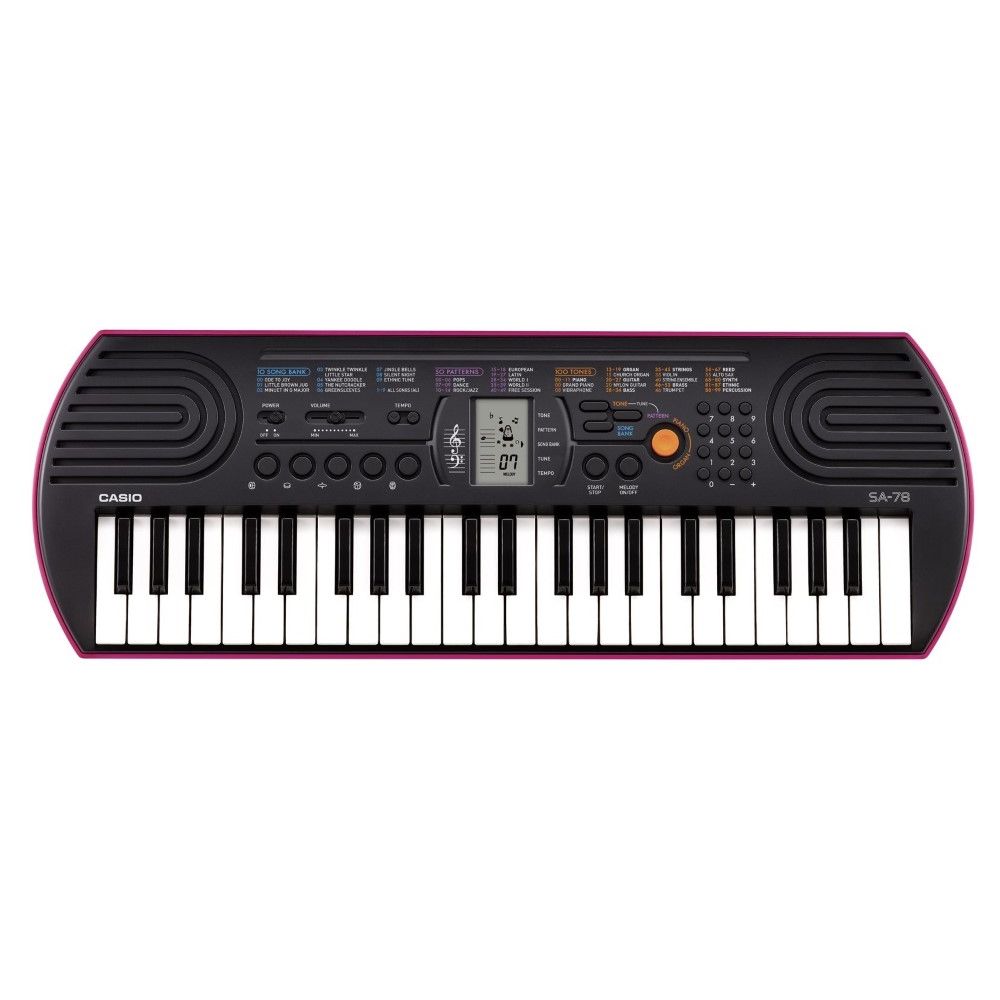 Casio Sa-78 Midi Keyboard 44 Keys Black