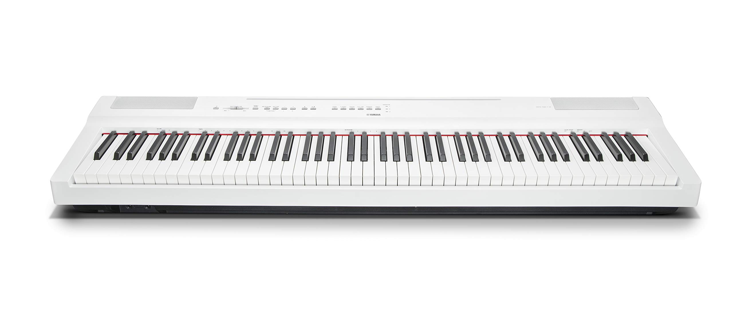 Yamaha P125 Portable Digital Piano - White