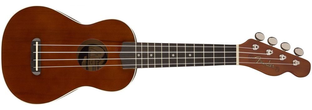 Fender Venice Soprano Uke Walnut Fingerboard - Natural (0971610722)