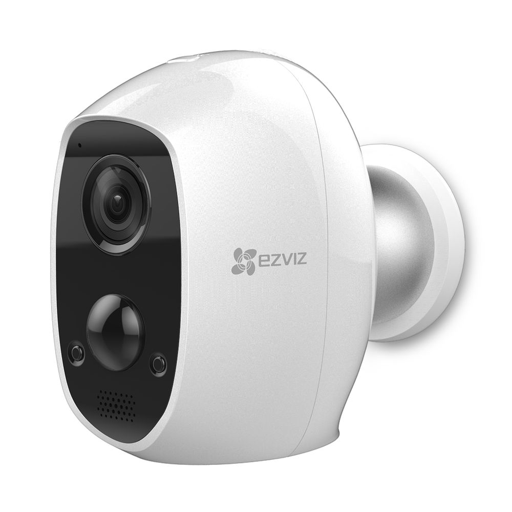إيزيفز كاميرا المراقبة اللاسلكية تعمل بالبطارية أبيض