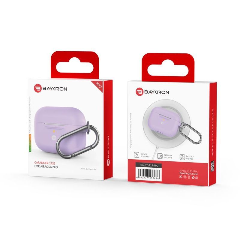 Baykron Silicone Case AirPods Pro Purple