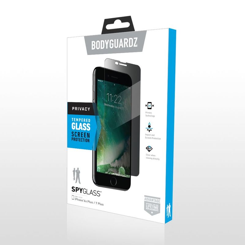 Bodyguardz Privacy Spyglass 2 Way for Apple iPhone 6 7 8 Plus
