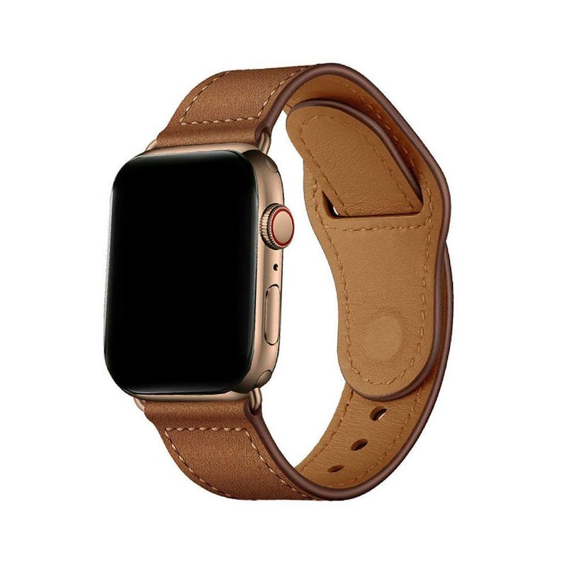 Promate Genuine Leather Strap 38mm Apple Watch Brown