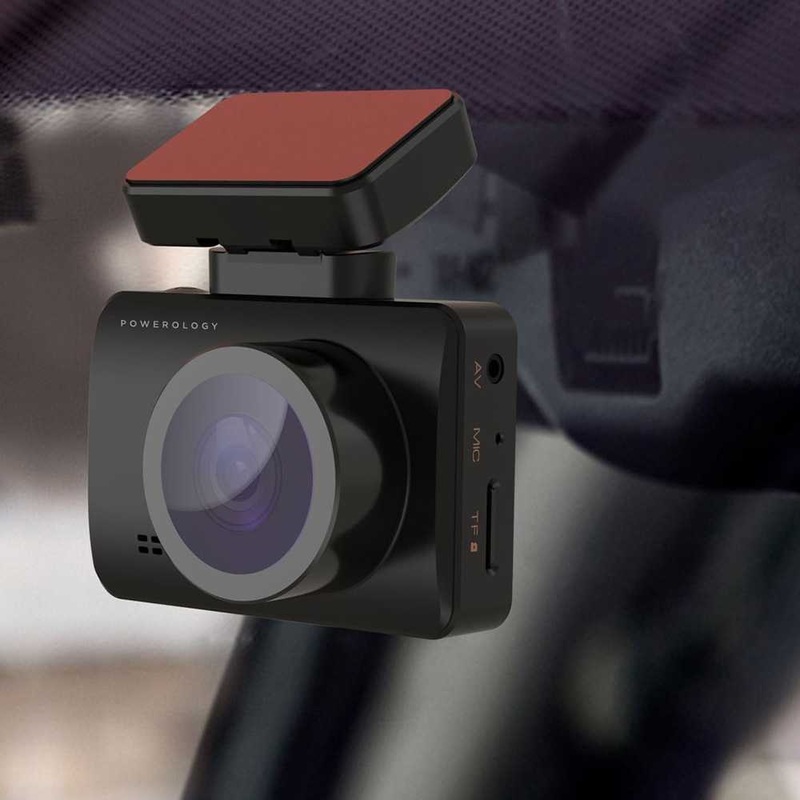 Powerology Dash Camera Pro Black