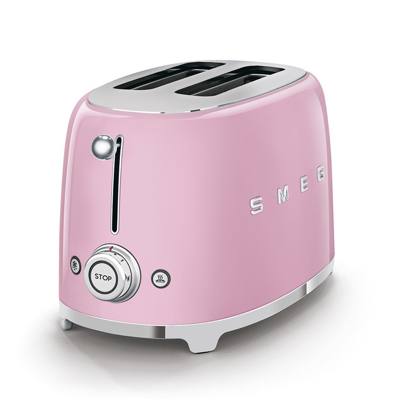 Smeg 50'S Style 2-Slice Toaster Pink