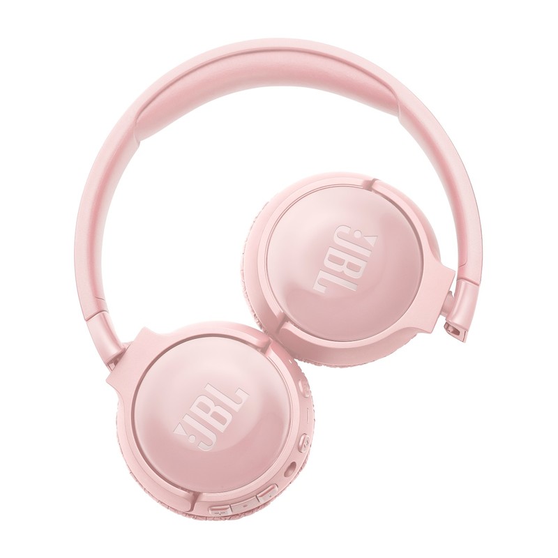 جي بي ال سماعة تيون 600 خارج الأذن بتقنية بلوتوث وإلغاء التشويش باللون الوردي