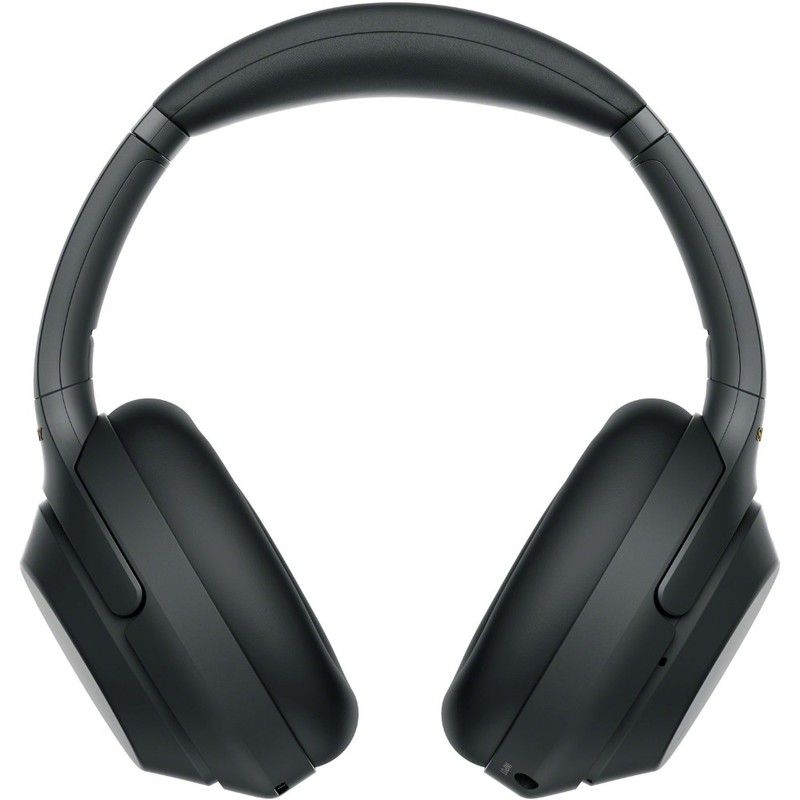 سماعات الرأس Wh-1000Xm3 اللا سلكية بتقنية إلغاء التشويش من سوني، باللون الأسود