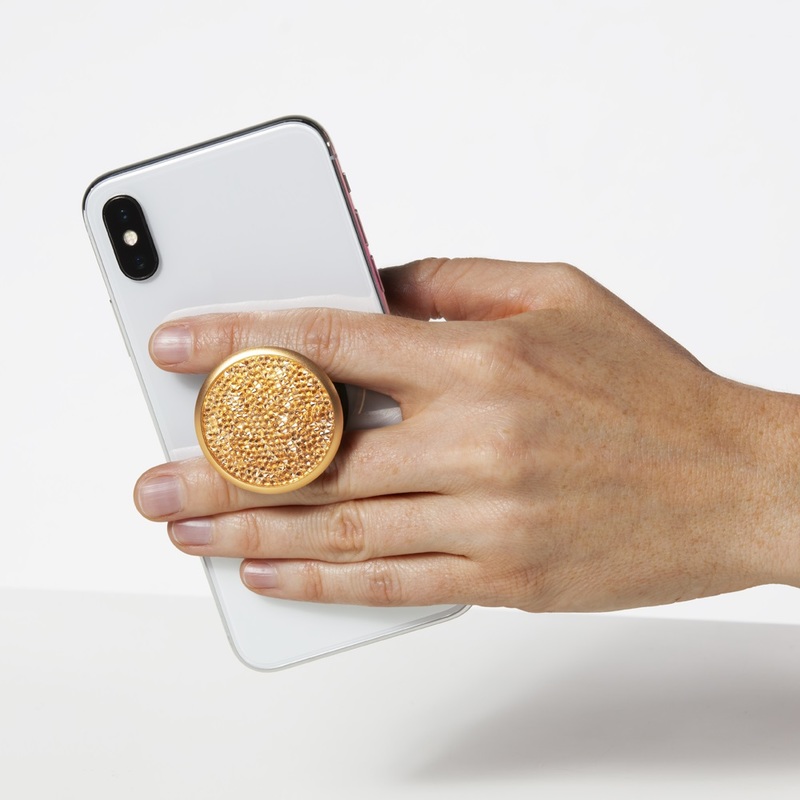 Popsockets Swarovski Golden Shadow Crystal Mobile Phone Stand & Grip