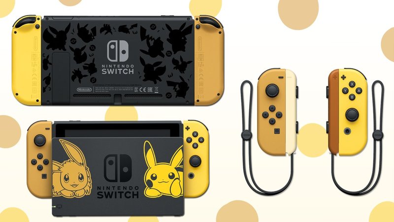Nintendo Switch 32GB Pokemon Let's Go Pikachu Edition (Us) + Poke Ball Plus