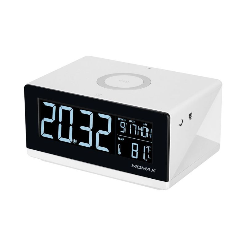 Momax Clock Digital Wireless Charge Wh