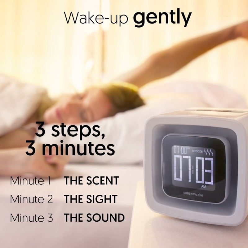 Sensorwake 2 Olfactory Digital Alarm Clock (Includes 1 Capsule)