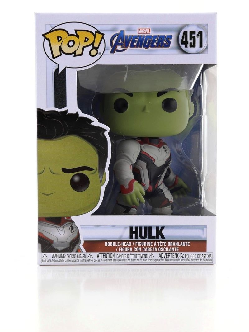 Funko Pop Avengers End Game Hulk Team Suit Vinyl Figure