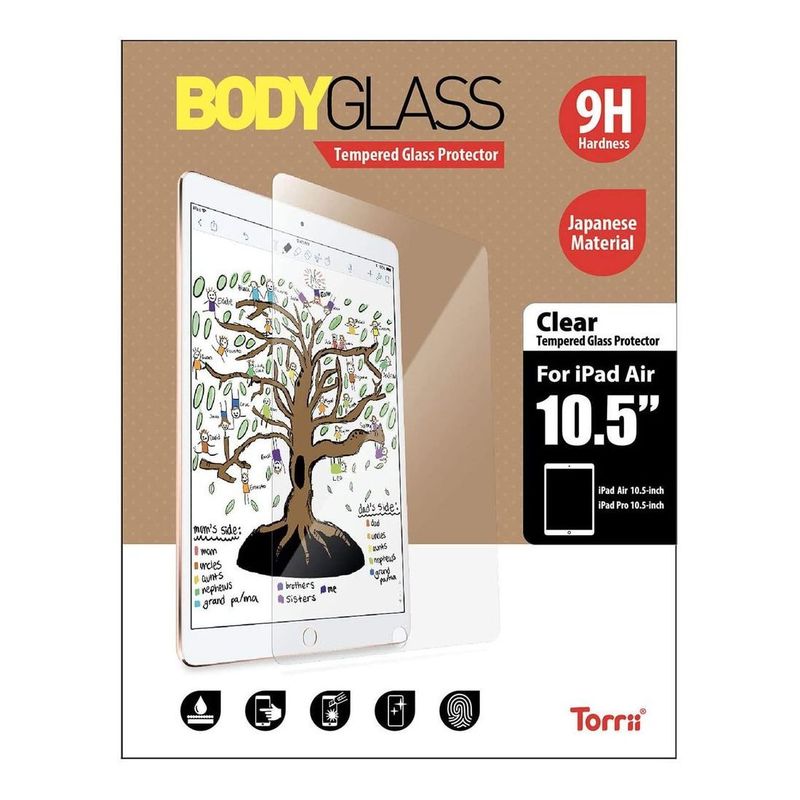 Bodyglass for 2018 New Apple iPad Air 10.5 Clear