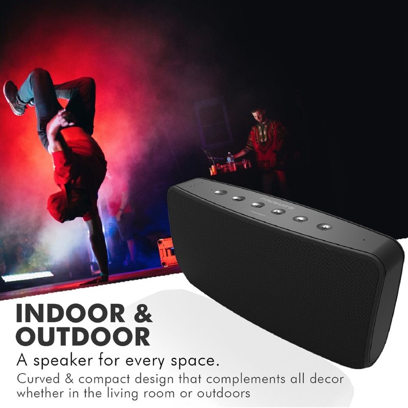 Promate 40W Sleek Speaker 5200mAh Battery Black