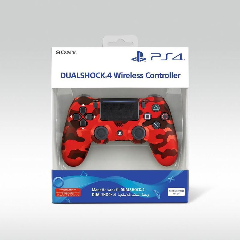 PS4 Ds4 Red Camouflage