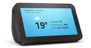 الشاشة الذكية صغيرة الحجم إيكو شو 5 من أمازون، لون أسود