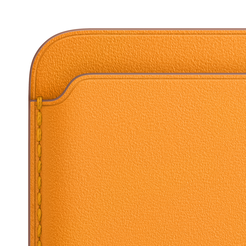 Apple iPhone Leather Wallet with MagSafe California Poppy