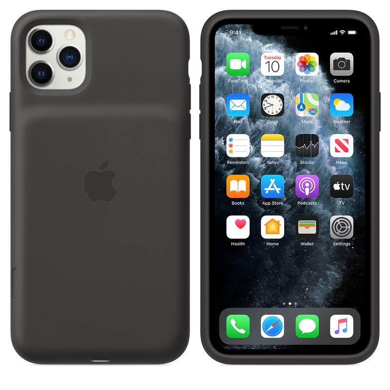 Apple iPhone 11 Pro Max Smart Battery Case with Wireless Charging Black