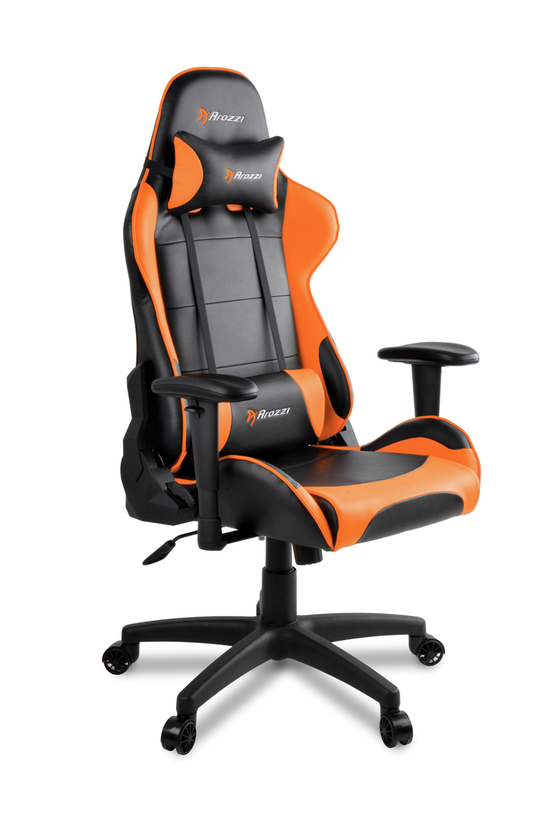 Arozzi Verona V2 PC Gaming Chair Padded Seat Black, Orange