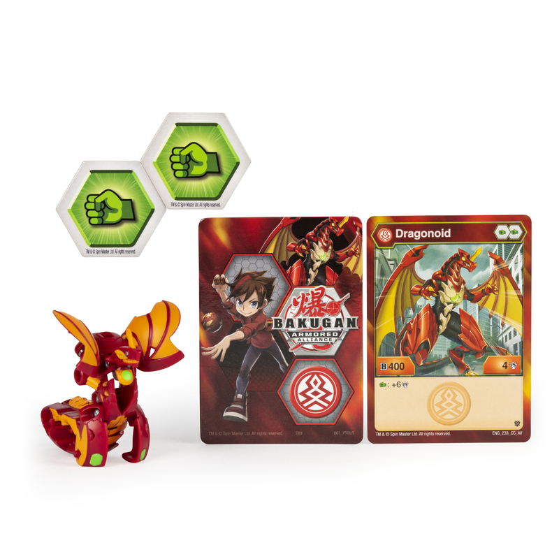 Bakugan , Diamond Trox, 2-Inch Tall Armored Alliance Collectible Action Figure and Trading Card