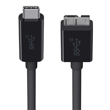 Belkin F2Cu031Bt1M-Blk 0.91M USB C Micro-USB B Male Male Black USB Cable