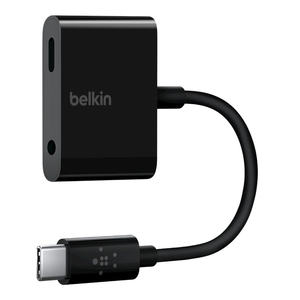 Belkin F7U080Btblk Cable Interface/Gender Adapter USB-C USB-C/3.5mm Black