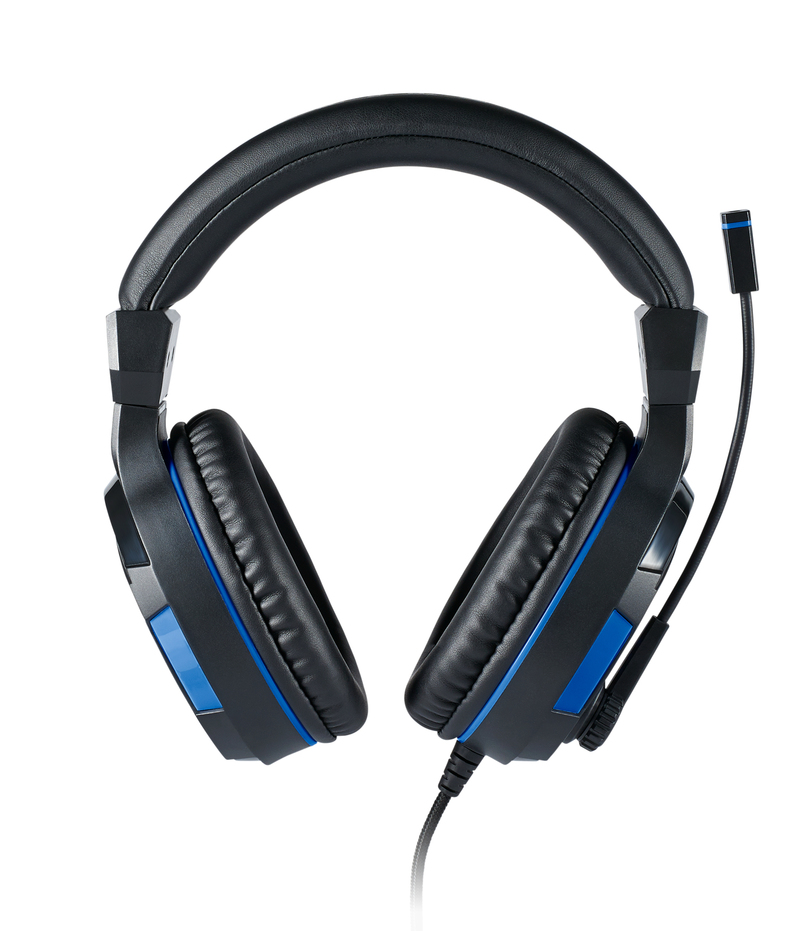 BiGBen Interactive PS4Ofheadsetv3 Headset Binaural Head-Band Black Blue