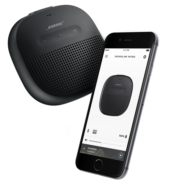 مكبّر الصوت Bose SoundLink Micro بتقنية Bluetooth أسود
